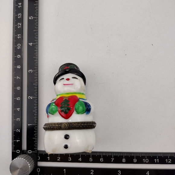 Snowman Ring/Trinket hinged box - Picture 4 of 5